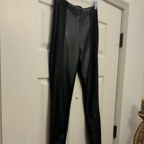 Anthropologie:  Suede Ponte Leggings - Picture 7 of 12